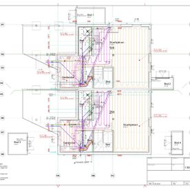 RIV rør Bygg H plan 1 etg, 1-50(A2)